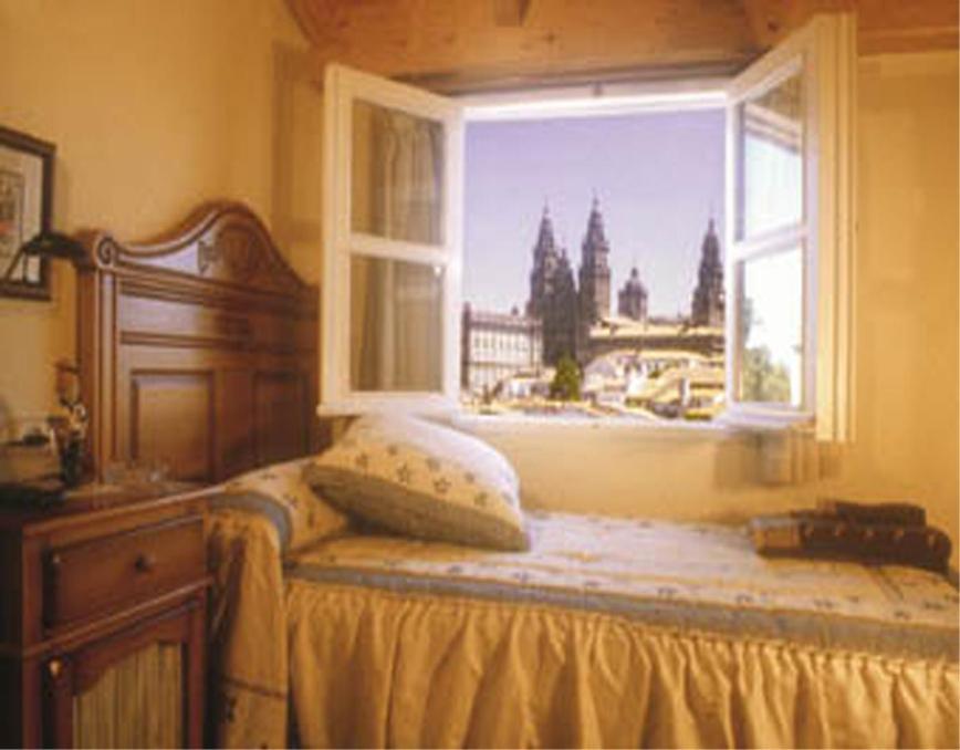 Hostal Alfonso Hotell Santiago de Compostela Rom bilde