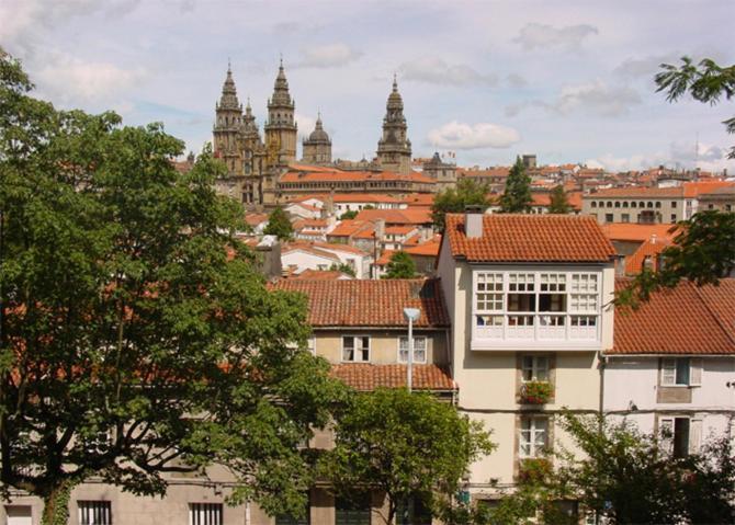 Hostal Alfonso Hotell Santiago de Compostela Eksteriør bilde